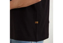 G-STAR T-Shirt Originals Underground Rundhals Schwarz/Dunkelrot/Blau/Grau