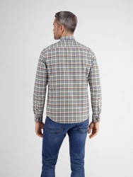 LERROS Karohemd Mischfarben/Gelb/Rot/Grau/Beige/Hellblau