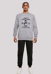 F4NT4STIC Sweatshirt Frostys Snowflake Cafe Retro Weihnachten Sign Grau