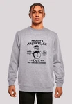 F4NT4STIC Sweatshirt Frostys Snowflake Cafe Retro Weihnachten Sign Grau