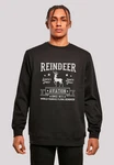 F4NT4STIC Sweatshirt Reindeer Aviation Retro Weihnachten Sign Premium Qualität, Christmas Collection Schwarz/Dunkelgrün/Rot/Braun/Grau