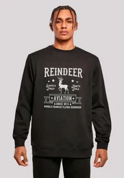Sweatshirt Reindeer Aviation Retro Weihnachten Sign Premium Qualitt, Christmas Collection