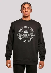 F4NT4STIC Sweatshirt Weihnachten Christmas Collection Dunkelgrün/Khaki/Schwarz