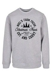F4NT4STIC Sweatshirt Weihnachten Christmas Collection Dunkelgrau/Grau/Hellgrau