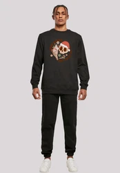 F4NT4STIC Sweatshirt Dead inside but jolly AF Weihnachten Braun/Schwarz/Beige/Grün