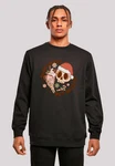 F4NT4STIC Sweatshirt Dead inside but jolly AF Weihnachten Braun/Schwarz/Beige/Grün