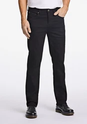 BISON 5-Pocket-Jeans Schwarz