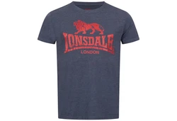 Lonsdale T-Shirt Silverhill Rot/Blau/Braun/Dunkelblau