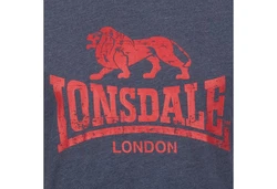 Lonsdale T-Shirt Silverhill Rot/Blau/Braun/Dunkelblau