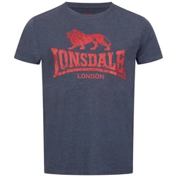 Lonsdale T-Shirt Silverhill Rot/Blau/Braun/Dunkelblau