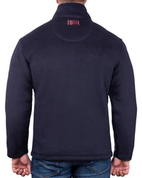 Geographical Norway Fleecejacke Herren Outdoor Jacke bausine mit Stehkragen Navy