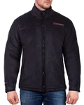 Geographical Norway Fleecejacke Herren Outdoor Jacke bausine mit Stehkragen Schwarz