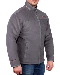 Geographical Norway Fleecejacke Herren Outdoor Jacke bausine mit Stehkragen Dunkelgrau
