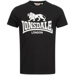 Lonsdale T-Shirt Sheviock Braun/Rot/Schwarz/Dunkelgrau