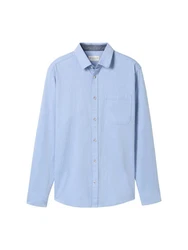TOM TAILOR Langarmhemd Hellblau/Blau/Grau