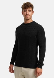 Kronstadt Strickpullover KSCable Schwarz