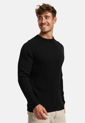 Kronstadt Strickpullover KSCable Schwarz