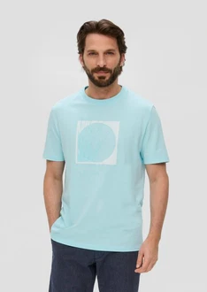 s.Oliver Kurzarmshirt T-Shirt mit Artwork