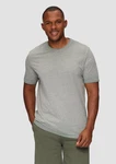 QS Kurzarmshirt T-Shirt Cold Pigment Dye Grau/Dunkelgrün/Khaki/Hellgrau/Grün