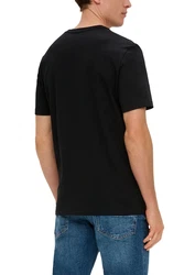 s.Oliver T-Shirt Regular Fit (2-tlg) Rundhals Kurzarm Schwarz