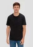 s.Oliver T-Shirt Regular Fit (2-tlg) Rundhals Kurzarm Schwarz