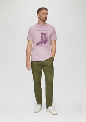 s.Oliver T-Shirt Kurzarmshirt Rosa