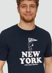 s.Oliver T-Shirt Dunkelblau/Blau/Rosa