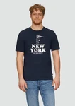 s.Oliver T-Shirt Dunkelblau/Blau/Rosa