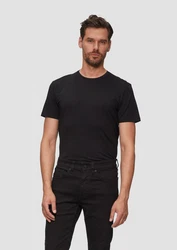 s.Oliver BLACK LABEL Kurzarmshirt T-Shirt Schwarz