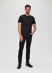 s.Oliver BLACK LABEL Kurzarmshirt T-Shirt Schwarz