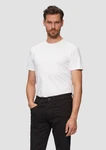 s.Oliver BLACK LABEL Kurzarmshirt T-Shirt Weiß/Creme
