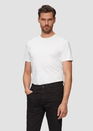 Kurzarmshirt T-Shirt aus Baumwollstretch