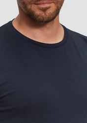 s.Oliver BLACK LABEL Kurzarmshirt T-Shirt Dunkelblau
