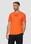 s.Oliver Kurzarmshirt T-Shirt mit Logo-Motiven Orange/Braun s.Oliver Kurzarmshirt T-Shirt mit Logo-Motiven Orange/Braun