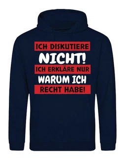 Youth Designz Kapuzenpullover Herren Hoodie Statement Dunkelblau/Schwarz Youth Designz Kapuzenpullover Herren Hoodie Statement Dunkelblau/Schwarz