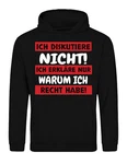 Youth Designz Kapuzenpullover Herren Hoodie Statement Schwarz