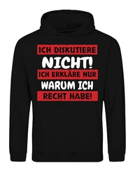 Youth Designz Kapuzenpullover Herren Hoodie Statement Schwarz