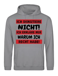 Youth Designz Kapuzenpullover Herren Hoodie Statement Schwarz/Dunkelrot/Grau/Rosa