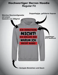 Youth Designz Kapuzenpullover Herren Hoodie Statement Schwarz/Dunkelrot/Grau/Rosa
