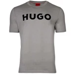 HUGO T-Shirt Dulivio Grau/Dunkelgrau/Khaki/Beige/Braun