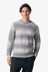 Next Rundhalspullover Relaxed Fit Grau/Hellgrau