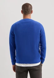 Dstrezzed Strickpullover Blau/Hellblau