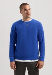 Dstrezzed Strickpullover Blau/Hellblau