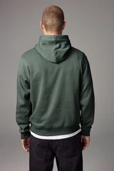 Next Kapuzensweatshirt Premium-Hoodie Grün/Dunkelgrün