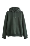 Next Kapuzensweatshirt Premium-Hoodie Grün/Dunkelgrün