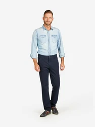Club of Comfort Chinohose GARVEY Hellblau/Blau/Dunkelblau