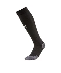 PUMA Fußballstutzen teamLIGA Stutzenstrumpf Schwarz/Dunkelgrau/Grün
