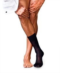 FALKE Socken No. 9 Schwarz/Orange