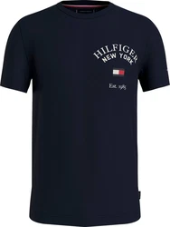 Tommy Hilfiger T-Shirt ARCH VARSITY TEE Dunkelblau/Blau