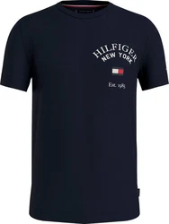 Tommy Hilfiger T-Shirt ARCH VARSITY TEE Dunkelblau/Blau